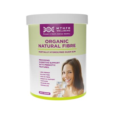 MTHFR Wellbeing Organic Natural Fibre (Partially Hydrolysed Guar Gum) 250g